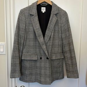 Gap plaid blazer size 6